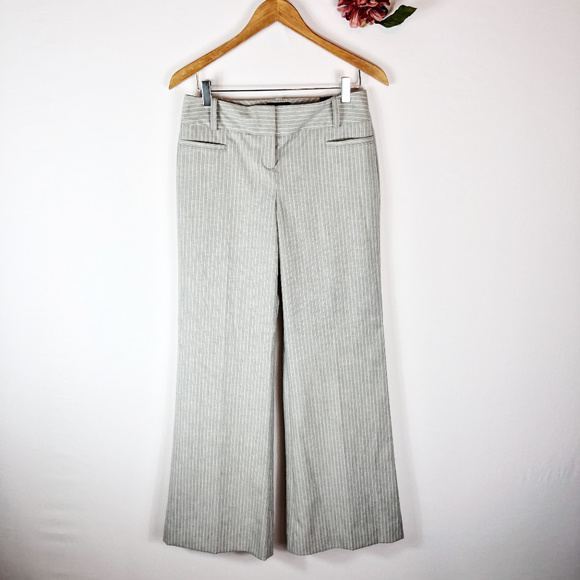 [THE LIMITED] Wide Leg Pinstripe Dress Pants - Picture 4 of 8